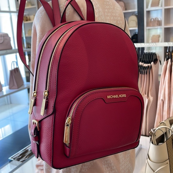 Michael Kors Bags Michael Kors Jaycee Medium Pebbled Leather
Carmine Pink - Picture 9 of 16